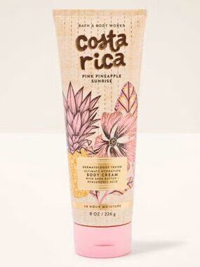 Bath & Body Works Pink Pineapple Sunrise Body Cream 8 oz